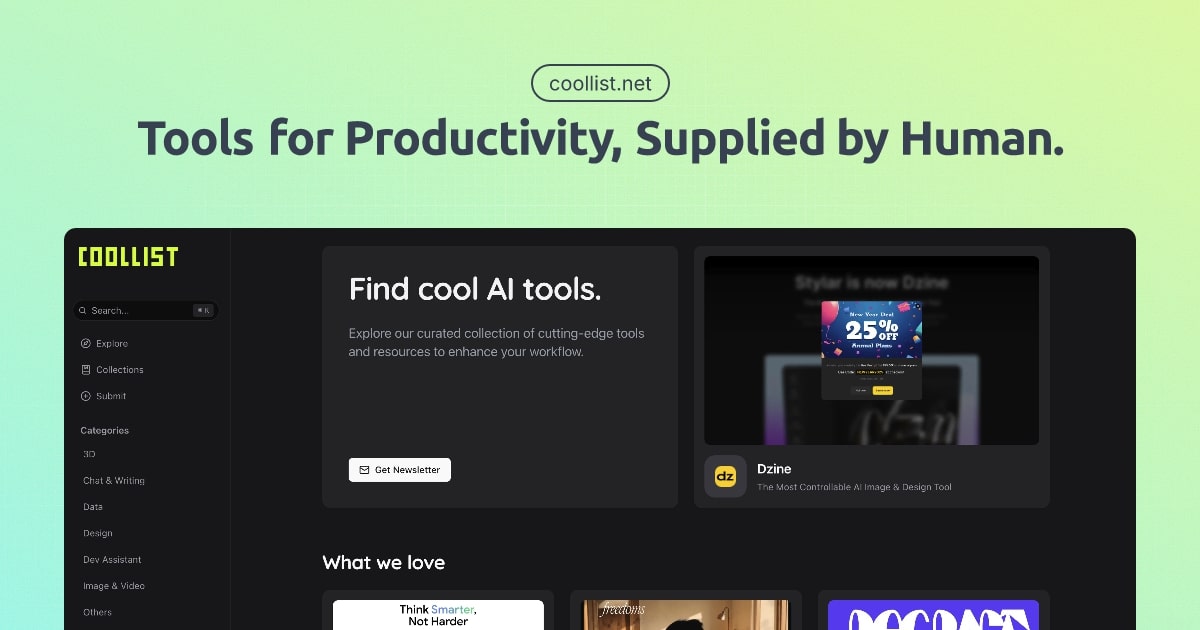 Coollist - Product Image