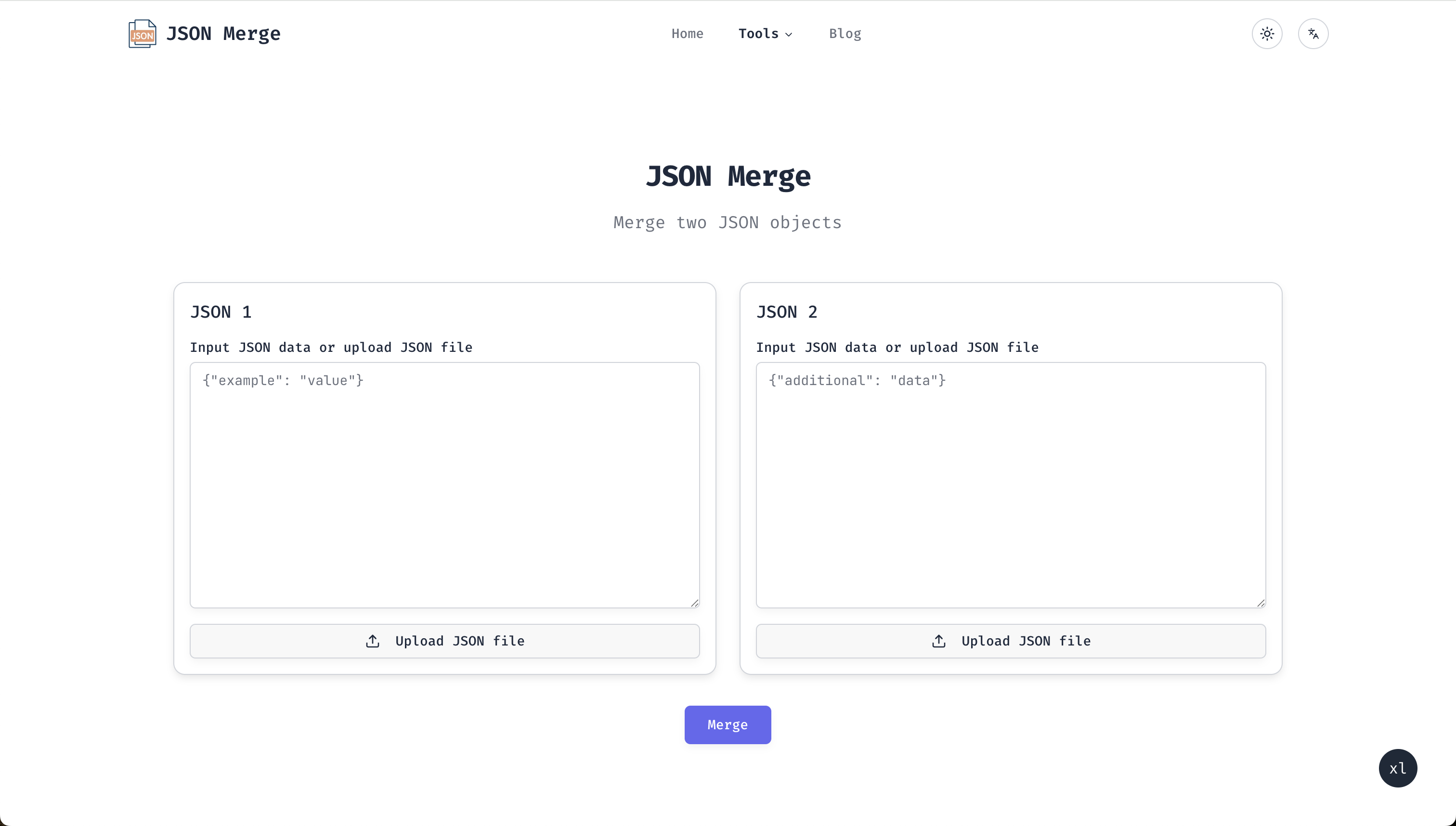 JSON Merge - Product Image