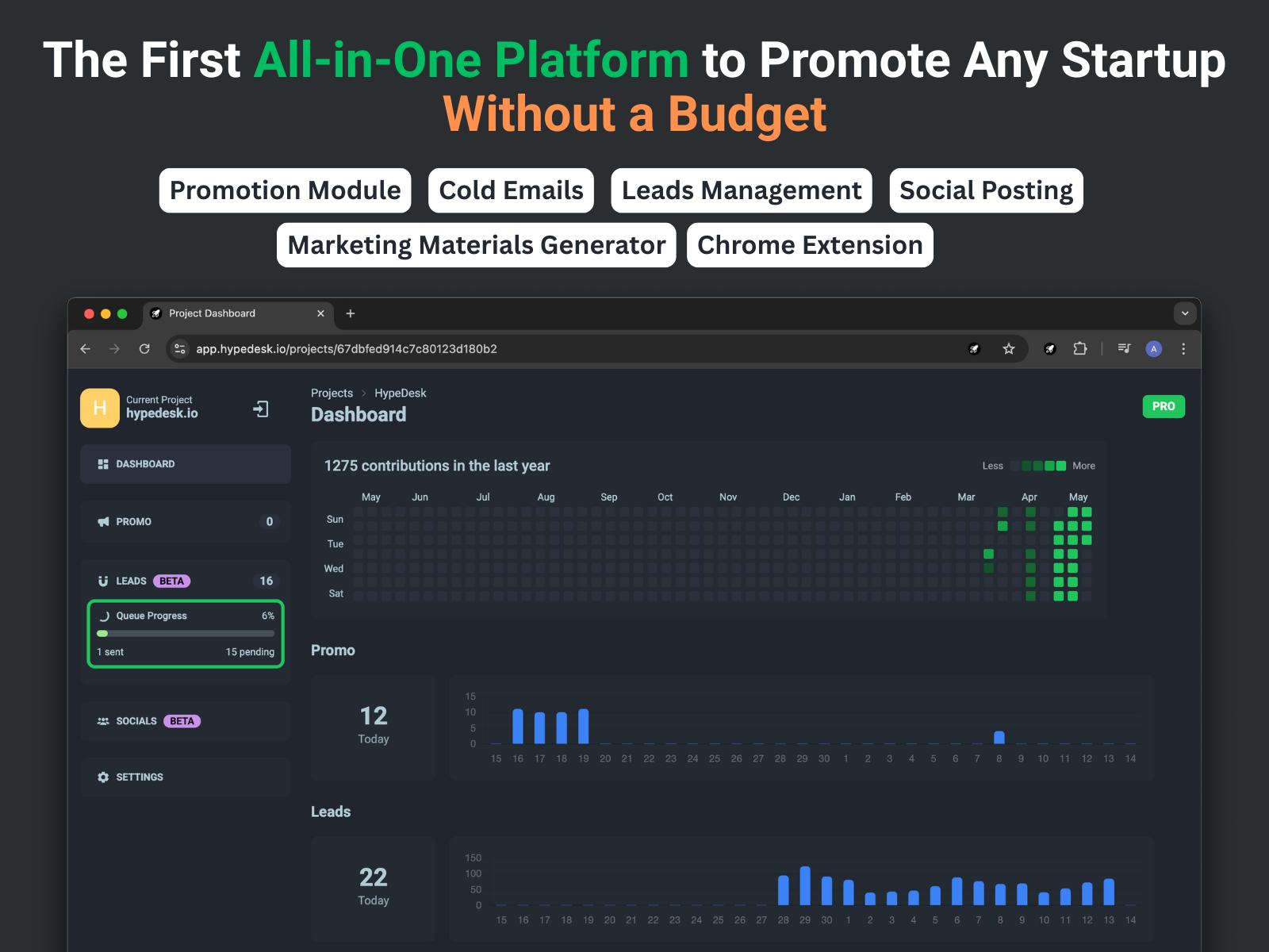 HypeDesk - Product Image