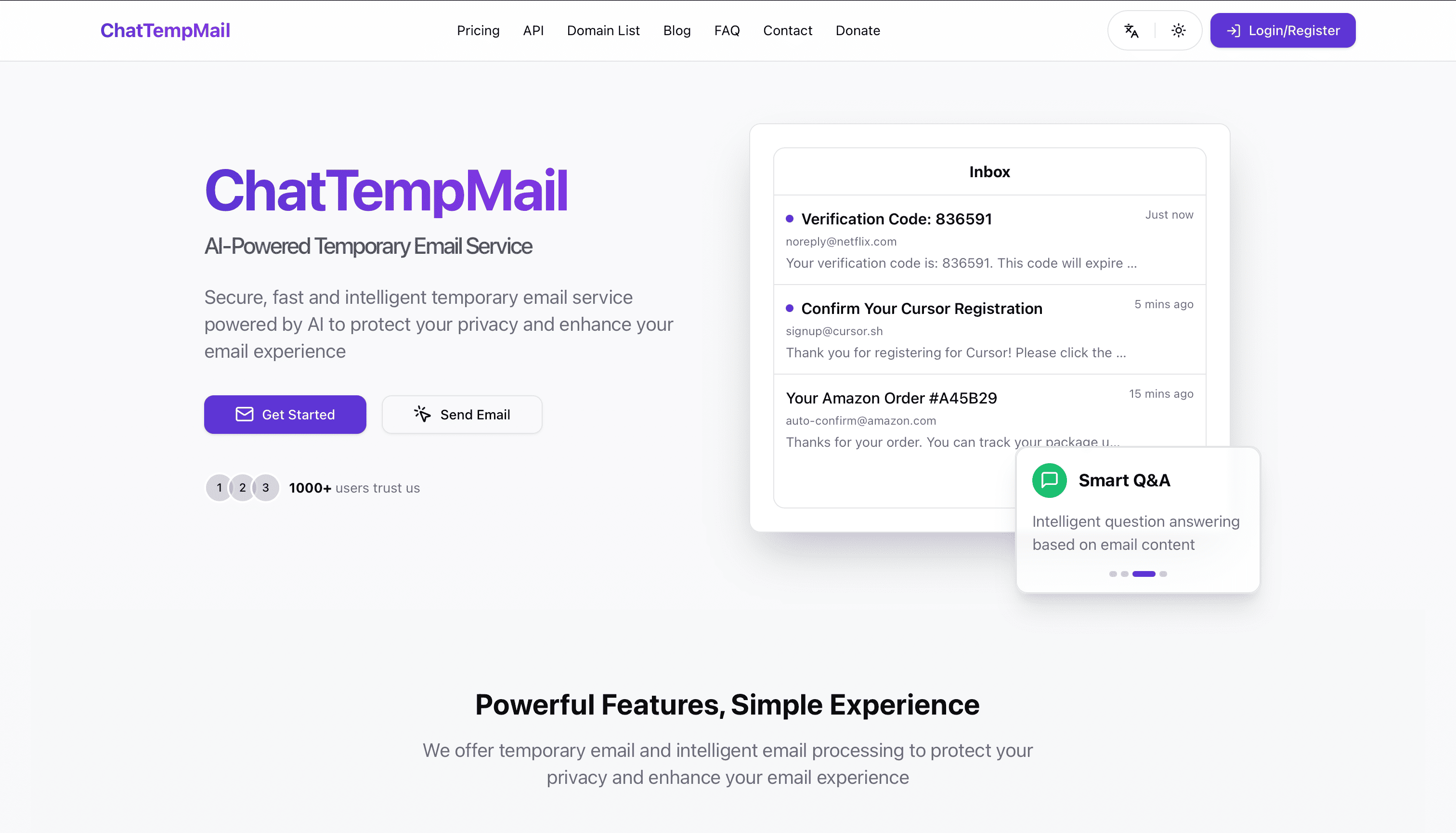 ChatTempMail - Product Image
