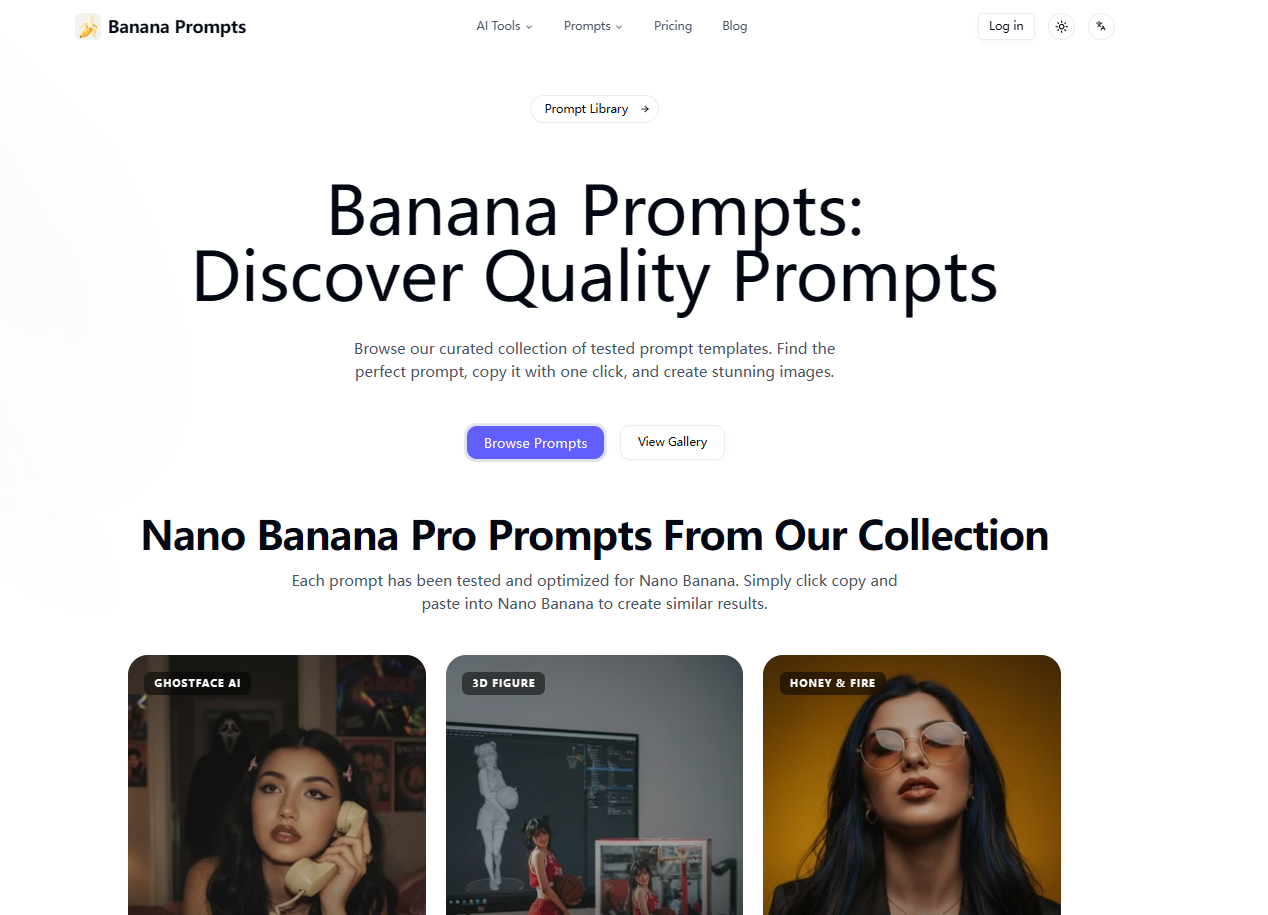 Banana Prompts - Product Image