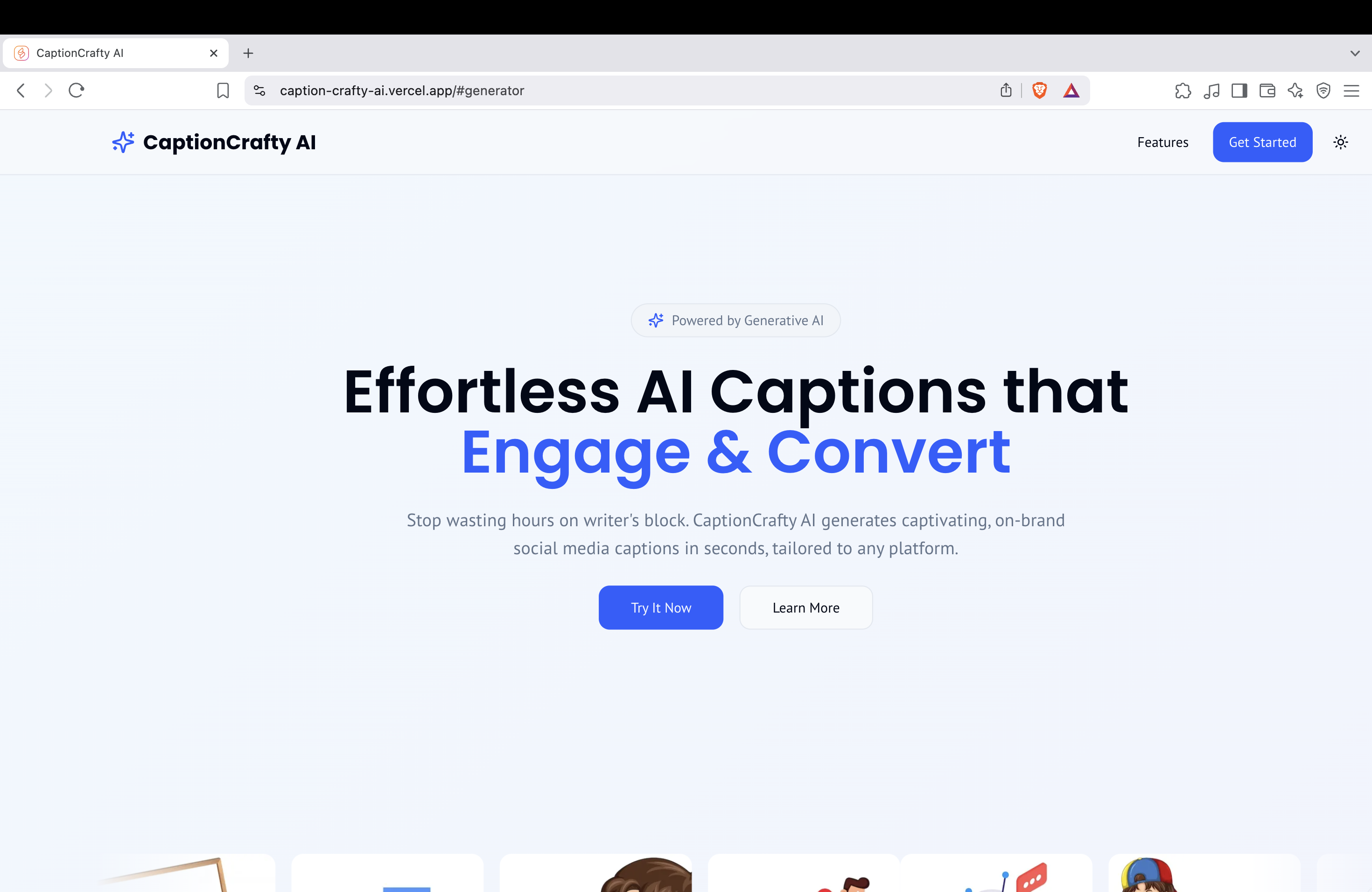 CaptionCrafty AI - Product Image